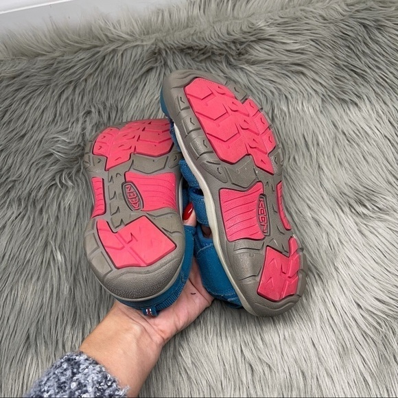 KEEN Newport H2 Sandals Blue Strappy Water Outdoor Shoes Hook and Loop Size 3 - Picture 12 of 12